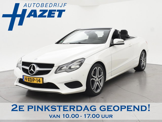 Mercedes-Benz E-Klasse - Cabrio 200 AUT. FACELIFT / NIEUW MODEL + AFN. TREKHAAK + NEKVERWARMING | LEDER | LED | STOELVERW. |