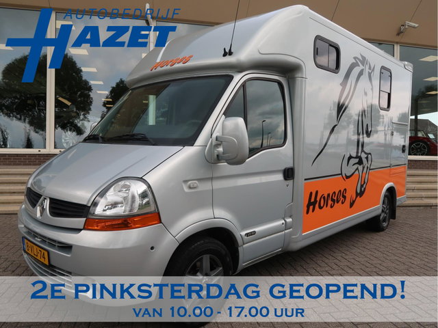 Renault Master - T35 2.5 DCI 150 PK ANEMONE MTM PAARDENWAGEN HORSE TRUCK HENGSTEN UITVOERING