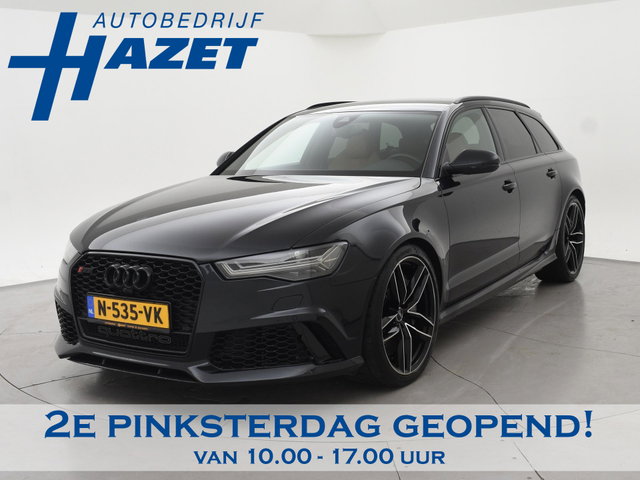 Audi A6 - RS6 4.0 TFSI V8 605 PK PERFORMANCE | KERAMISCH | B&O | AUDI EXCLUSIVE LEDER | CARBON | 21 INCH | 360 CAMERA