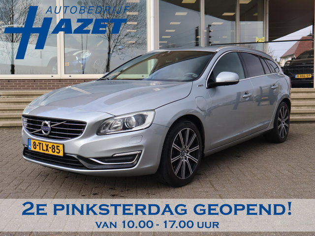 Volvo V60 - 2.4 D6 AWD 285 PK PLUG-IN HYBRID SUMMUM + TREKHAAK | MEMORY | LEDER | STOELVERW. | 18 INCH