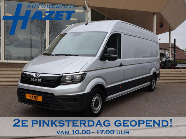 MAN TGE - 35 3.140 AUT. L4H3 ZILVERGRIJS + CAMERA | APPLE CARPLAY | ANDROID AUTO | DAB | NAVIGATIE
