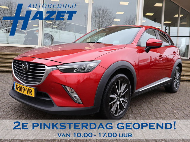 Mazda CX-3 - 2.0 SkyActiv-G 150 PK 4WD AUT. GT-M + TREKHAAK | HEAD-UP | ADAPTIVE CRUISE | BOSE | LEDER/ALCANTARA | CAMERA | STOELVERW.
