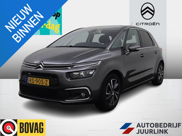 Citroën C4 Picasso - 1.2T 130Pk Automaat Shine Pano/Camera/Trekhaak/ 4S.Banden/El.Klep/Ecc/H.Leder/Comfort.Stoelen/Led