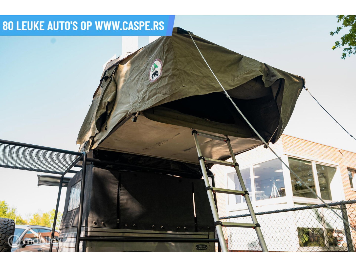 Land Rover Defender Camper Aanhangwagen- vakantie