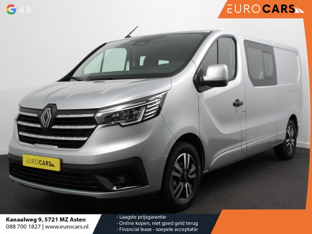 Renault Trafic - 2.0 150PK Automaat L2H1 Advance Dubbele Cabine Navigatie bluetooth DAB Camera Airco Trekhaak Houten bekleding Lichtmetalen velgen