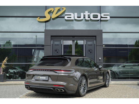 Porsche Panamera Sport Turismo 4.0 V8 Turbo S 700pk E-Hybrid Panoramadak Keramisch Luchtvering 4-wielsturing NLauto 1e eigenaar!
