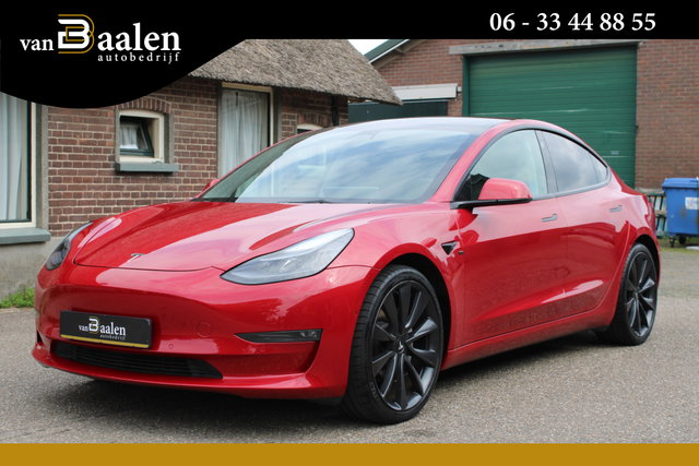Tesla Model 3 - Long Range AWD 75 kWh SOh 91,5% LEER PANO NAVI