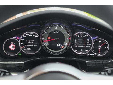 Porsche Panamera Sport Turismo GTS 4.0 V8 460PK SportDesign Pano Sport Chrono Carbon Alcantara 18-weg Sportstoelen Sportuitlaat Luchtvering