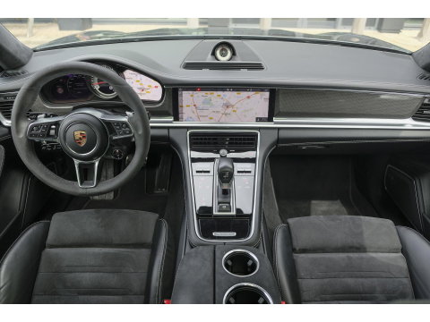 Porsche Panamera Sport Turismo GTS 4.0 V8 460PK SportDesign Pano Sport Chrono Carbon Alcantara 18-weg Sportstoelen Sportuitlaat Luchtvering