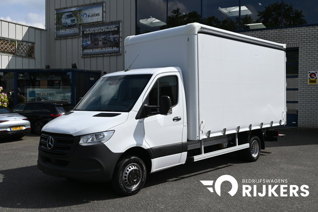 Mercedes-Benz Sprinter - 514 CDI L3 NIEUWE schuifzeilen bak Huifzeil MBUX met Apple Carplay/Android Auto