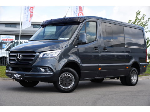 Mercedes-Benz Sprinter 519 V6 3.0 CDI L2H1 DC PB Edition N1, Cruise, Camera, Carplay, LED, 2 x Schuifdeur, 3500kg trekhaak, 10,5'' Mbux, Leder,