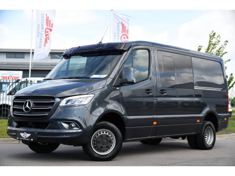 Mercedes-Benz Sprinter 519 V6 3.0 CDI L2H1 DC PB Edition N1, Cruise, Camera, Carplay, LED, 2 x Schuifdeur, 3500kg trekhaak, 10,5'' Mbux, Leder,