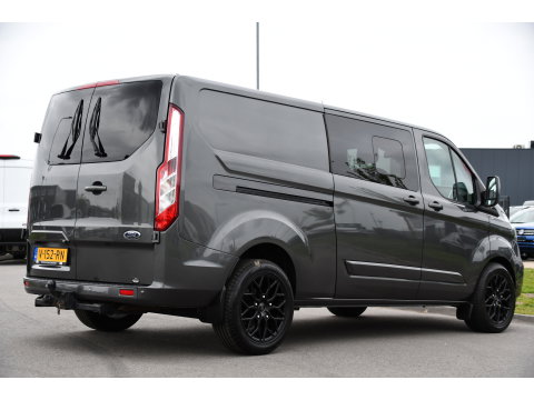 Ford Transit Custom 300 2.0 TDCI L2H1 Limited DC PB Edition Cruise, Camera, Carplay, LED, 2 x Schuifdeur, Stoelverwarming, 170pk, Trekhaak, NAVI, Uniek!