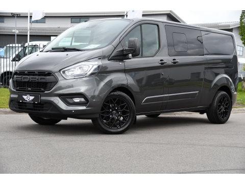 Ford Transit Custom 300 2.0 TDCI L2H1 Limited DC PB Edition Cruise, Camera, Carplay, LED, 2 x Schuifdeur, Stoelverwarming, 170pk, Trekhaak, NAVI, Uniek!