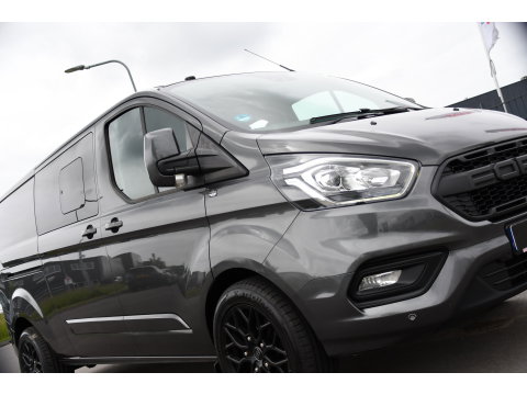 Ford Transit Custom 300 2.0 TDCI L2H1 Limited DC PB Edition Cruise, Camera, Carplay, LED, 2 x Schuifdeur, Stoelverwarming, 170pk, Trekhaak, NAVI, Uniek!