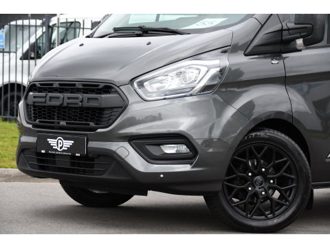 Ford Transit Custom 300 2.0 TDCI L2H1 Limited DC PB Edition Cruise, Camera, Carplay, LED, 2 x Schuifdeur, Stoelverwarming, 170pk, Trekhaak, NAVI, Uniek!
