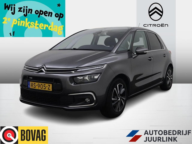 Citroën C4 Picasso - 1.2T 130Pk Automaat Shine Pano/Camera/Trekhaak/ 4S.Banden/El.Klep/Ecc/H.Leder/Comfort.Stoelen/Led