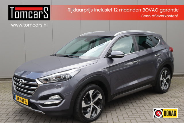 Hyundai Tucson - 1.6 T-GDi Premium 4WD Automaat Trekhaak/Camera/Cruise-control/Leder