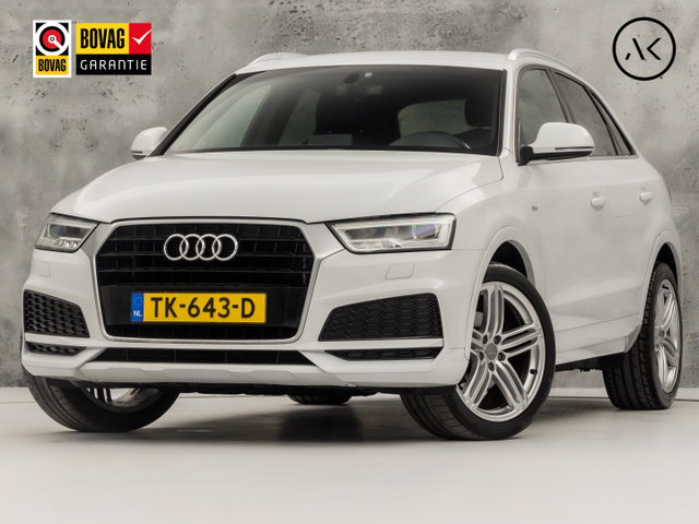 Audi Q3 - 1.4 TFSI CoD S-LIne Sport 150Pk Automaat (2X S-LINE, NAVIGATIE, LEDER, STOELVERWARMING, SPORTSTOELEN, GETINT GLAS, TREKHAAK, NIEUWE APK, NIEUWSTAAT)