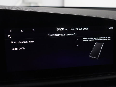 Kia Niro 1.6 GDi Hybrid DynamicLine | Trekhaak | Adaptive cruise | Camera | Carplay | Half leder | Navigatie | Sfeerverlichting | File Assistent | Parkeerhulp | Keyless | Climate control