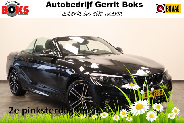 BMW 2 Serie - Cabrio 220i High Executive M-sport H&K PDC !! 2e Pinksterdag geopend van 12:00 tot 17:00u !!