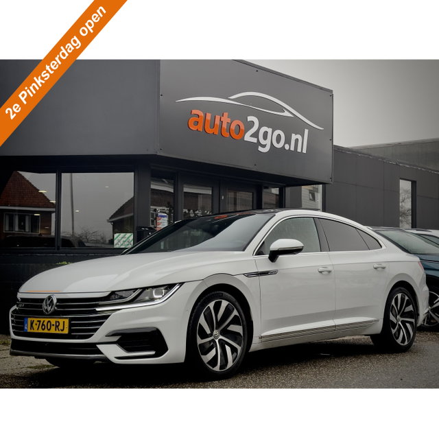 Volkswagen Arteon - 2.0 TSI AUT7 3X R-LINE 191PK PANODAK LEDER NAVI DIGI-DASH  APPLE-CARPLAY LED 20 INCH-LMV PDC