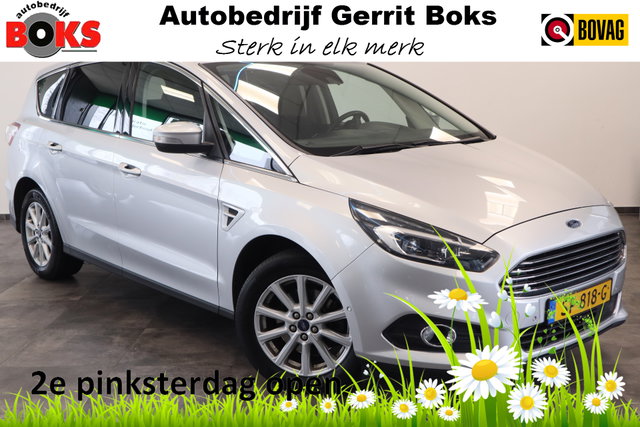 Ford S-Max - 1.5 Titanium 7p. Cruise/Climate Navi PDC Elekt. Stoelen NAP !! 2e Pinksterdag geopend van 12:00 tot 17:00u !!