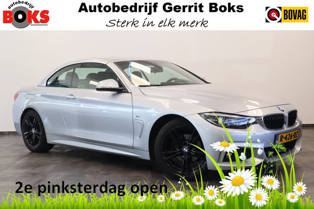 BMW 4 Serie - Cabrio 420i High Executive Cruise/Climate M Sport !! 2e Pinksterdag geopend van 12:00 tot 17:00u !!