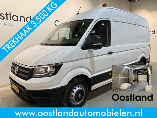 Volkswagen Crafter - 50 2.0 TDI L3H3 180 PK DL Dubbel Lucht Automaat / Trekhaak 3.500 KG / Aluca Kast / Airco / Cruise Control / CarPlay / Camera / 34.300 KM !!