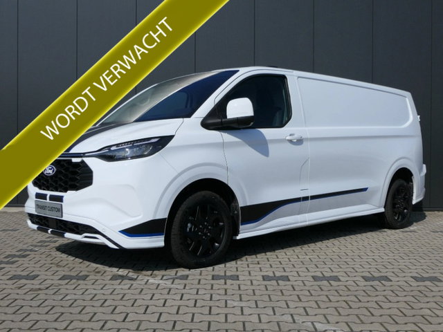 Ford E-Transit - Cust. L2H1 Sport 218PK Automaat Schuifdeur links en rechts Airco | adap.cruise | Navi | 360 camera | 19"Lm velgen