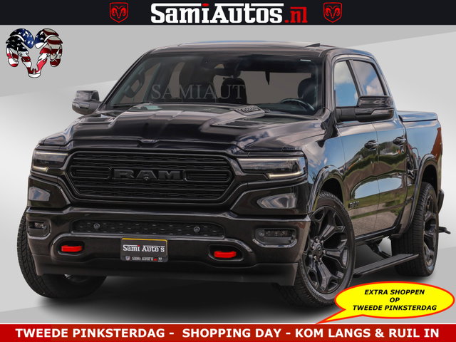 Dodge Ram Pick-Up - BLACK OPS LIMITED 5.7 V8 4x4 | HUD | LUCHTVERING | BOM VOL | CREW CAB | DUBBELE CABINE | 5 PERSOONS | DC |