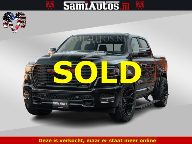 Dodge Ram 1500 - Night Premium | Full Option | De Meest Luxe Pick-Up in zijn Klasse | Comfortabele Dubbele Cabine met Royale 5 Zitplaatsen | BPM vrij | Nu Leverbaar uit Voorraad | Voorraad Nr 2200 - 0886