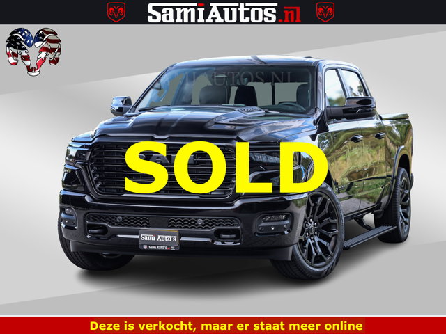 Dodge Ram 1500 - Night Premium | Full Option | Eerste Eigenaar | De Meest Luxe Pick-Up in zijn Klasse | Comfortabele Dubbele Cabine met Royale 5 Zitplaatsen | Bom Vol |