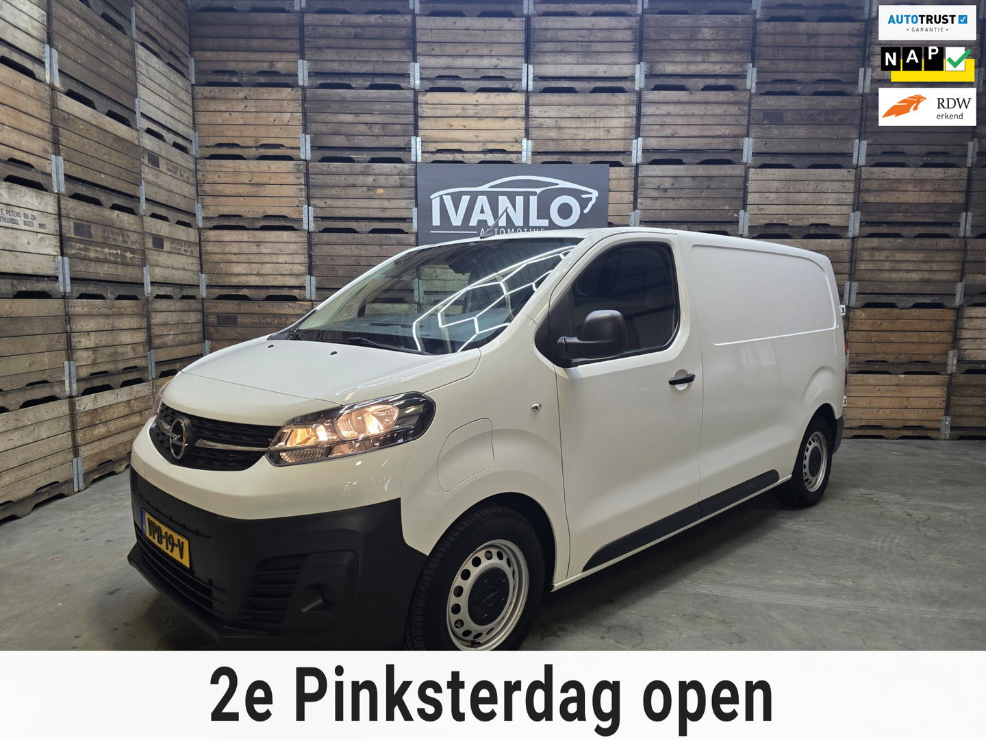 Opel Vivaro-e L2H1 Edition 75 kWh Lat om Lat Airco Cruise Navi Carplay Camera