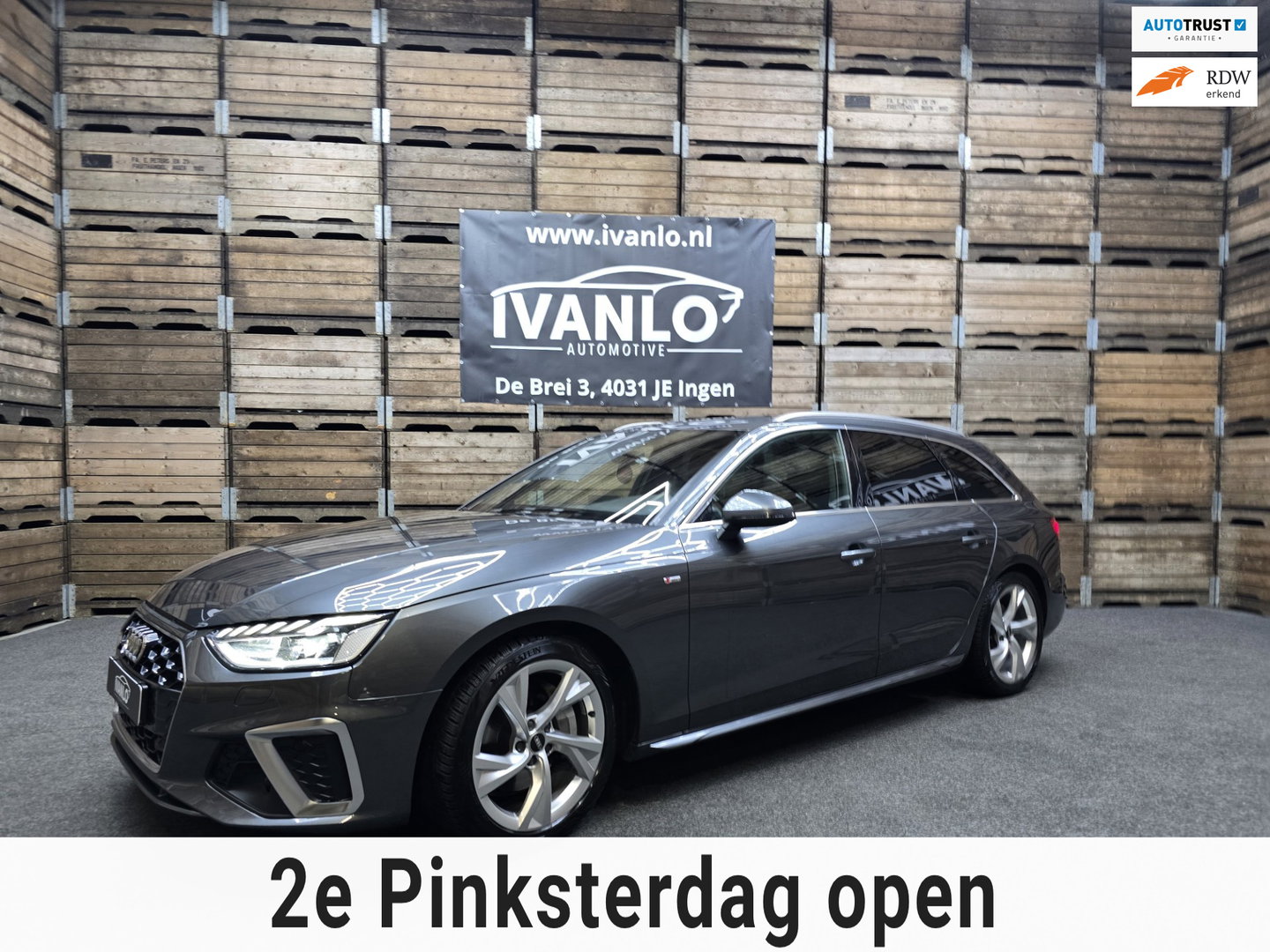 Audi A4 Avant 40 TFSI S edition 3x Sline Navi Clima Led Matrix Trekhaak LM