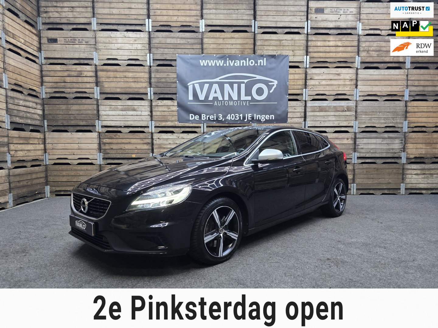 Volvo V40 1.5 T3 Kinetic R Design Pano LED Camera Trekhaak Clima Cruise LM