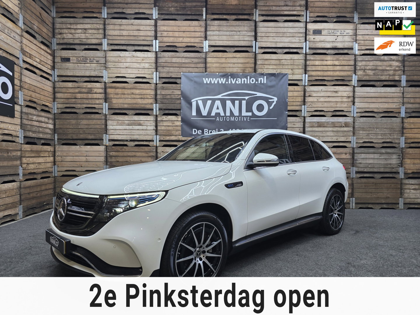 Mercedes-Benz EQC 400 4MATIC Business Solution AMG 80 kWh Navi Sfeerverlichting Camera 20"LM