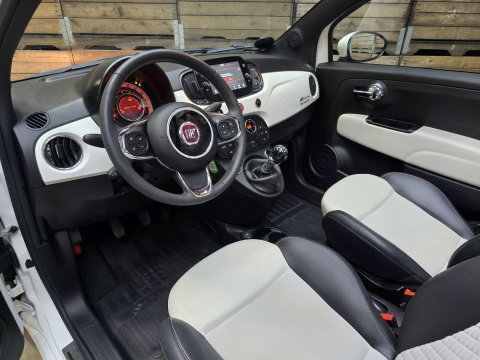Fiat 500C 1.0 Hybrid Dolcevita Climate control leder Carplay DAB+ Achtersensoren 15''LM