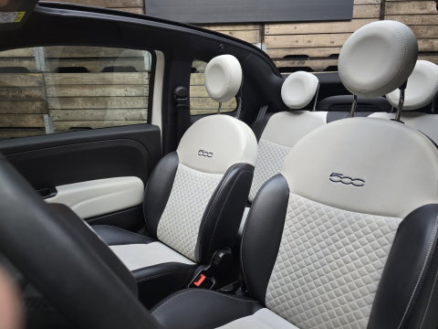 Fiat 500C 1.0 Hybrid Dolcevita Climate control leder Carplay DAB+ Achtersensoren 15''LM