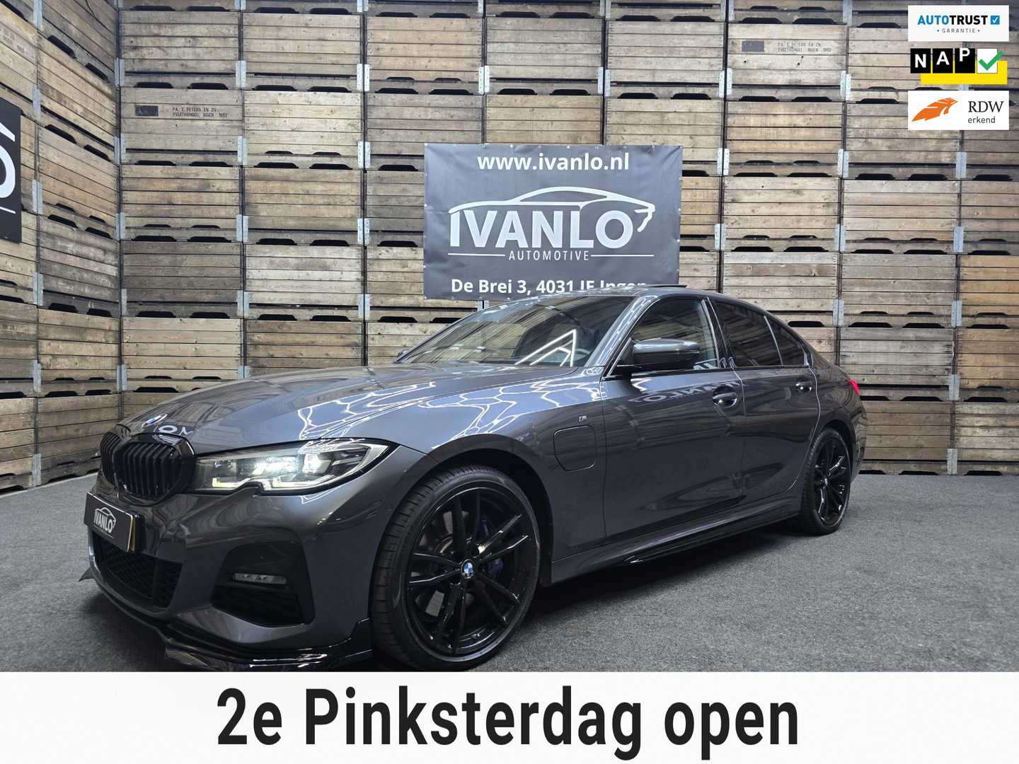 BMW 3-serie 330e eDrive Edition M sport HUD Pano Leder Camera perf 19"LM