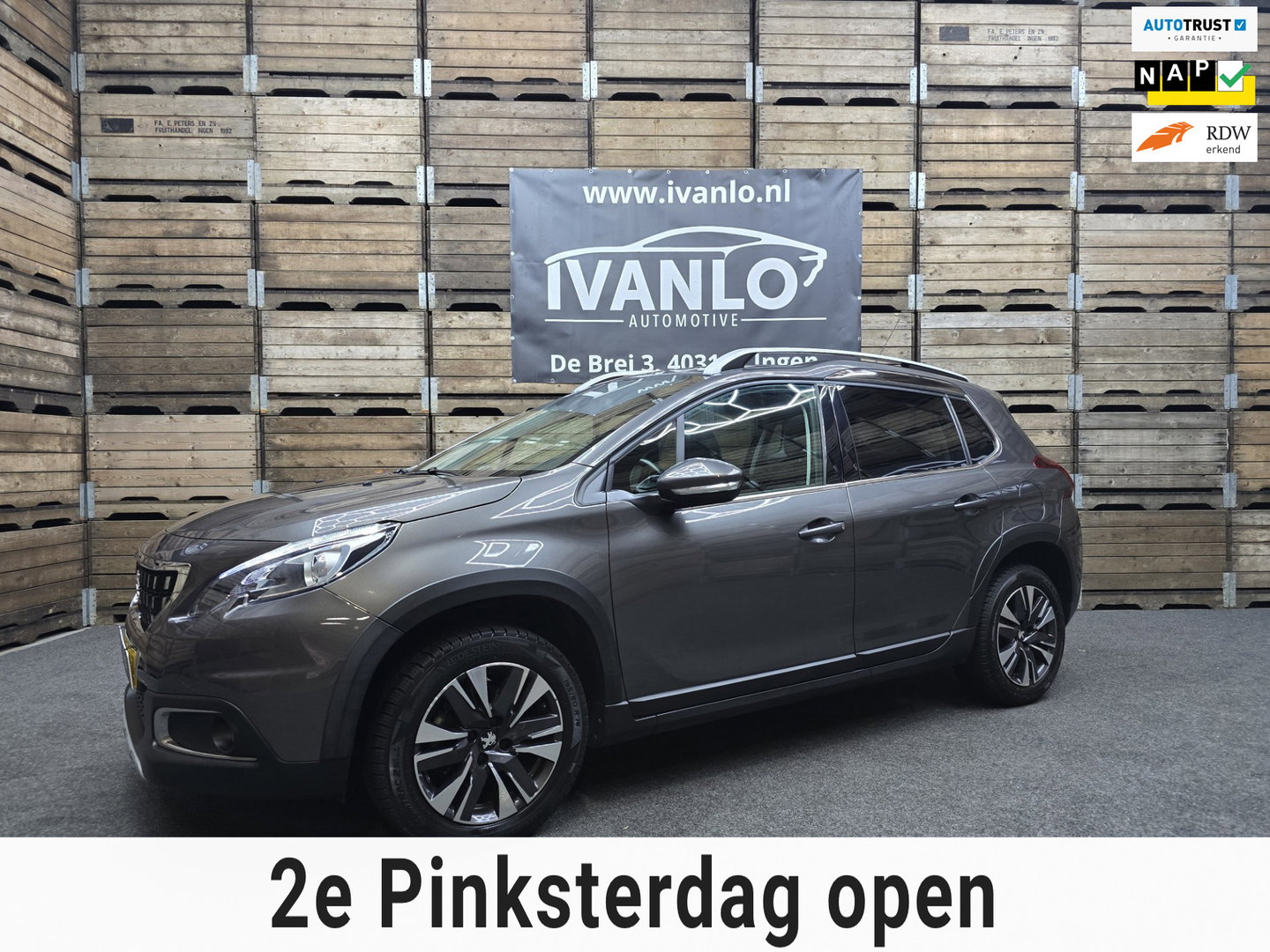 Peugeot 2008 1.2 PureTech Allure Pano Trekhaak Clima Navi Camera Bluetooth 16"LM