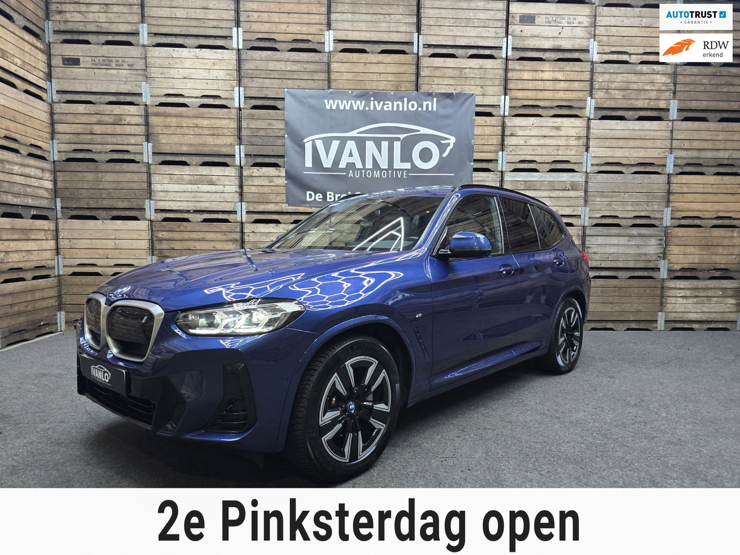 BMW iX3 High Executive 80 kWh Pano LED navi Trekhaak 19"LM 96% SOH