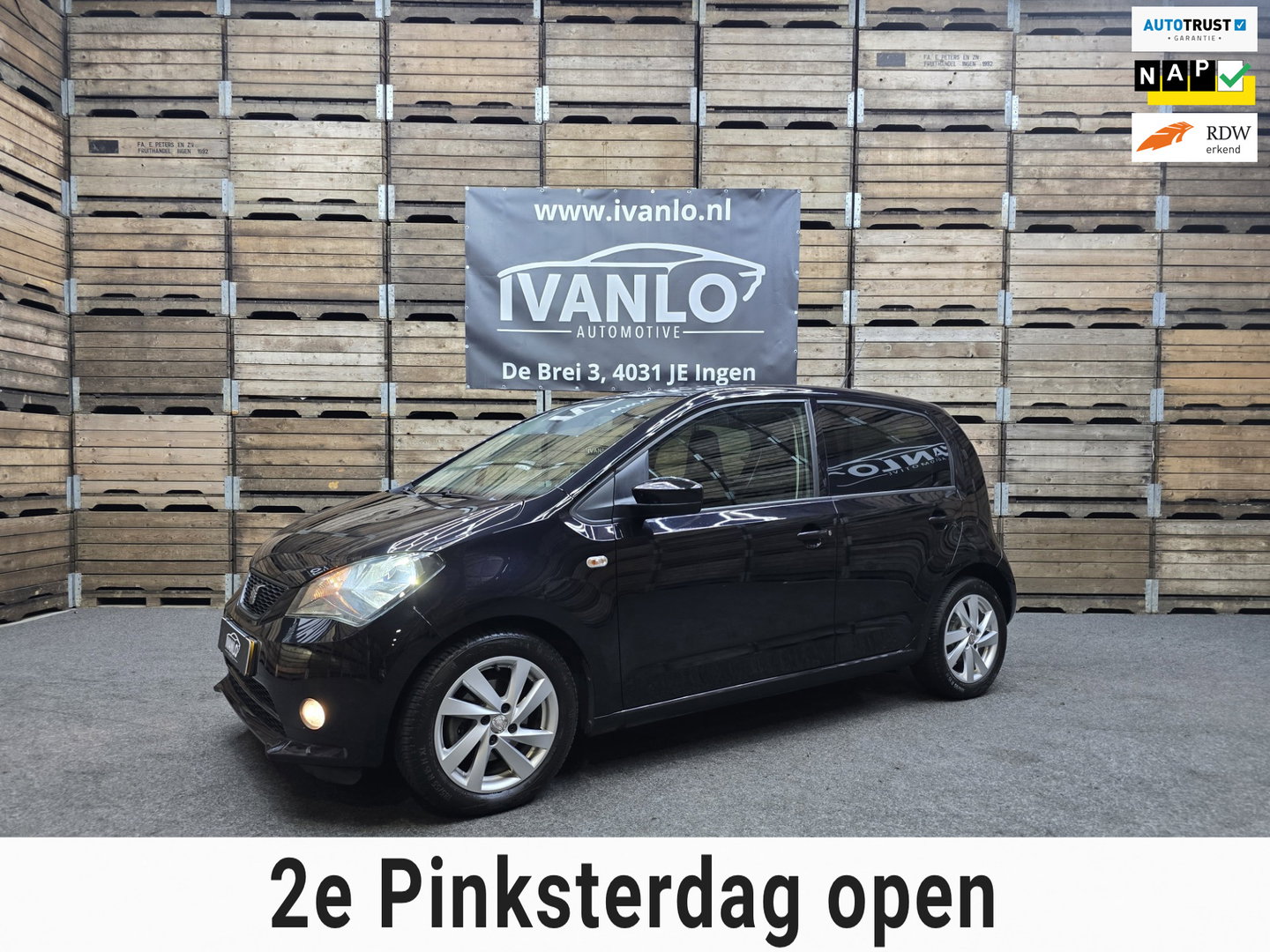 SEAT Mii 1.0 Style Sport Bluetooth Airco Cruise PDC 15"LM NAP