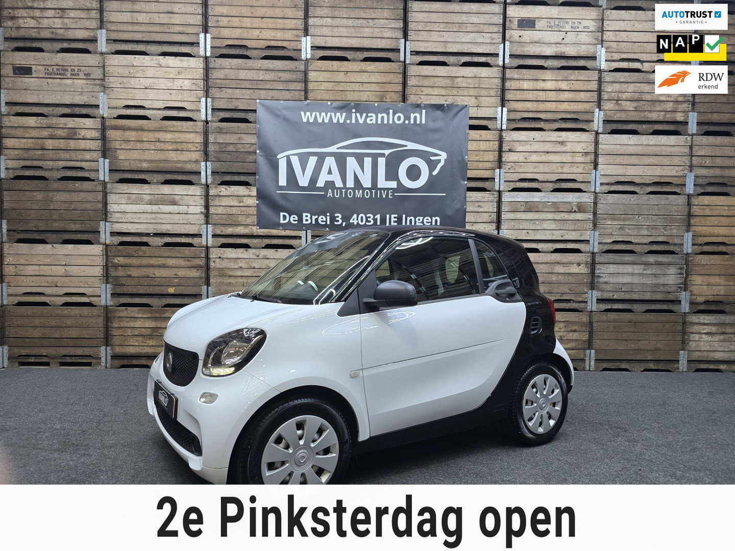 Smart Fortwo 1.0 Pure Cool & Audio MF Stuur Bluetooth