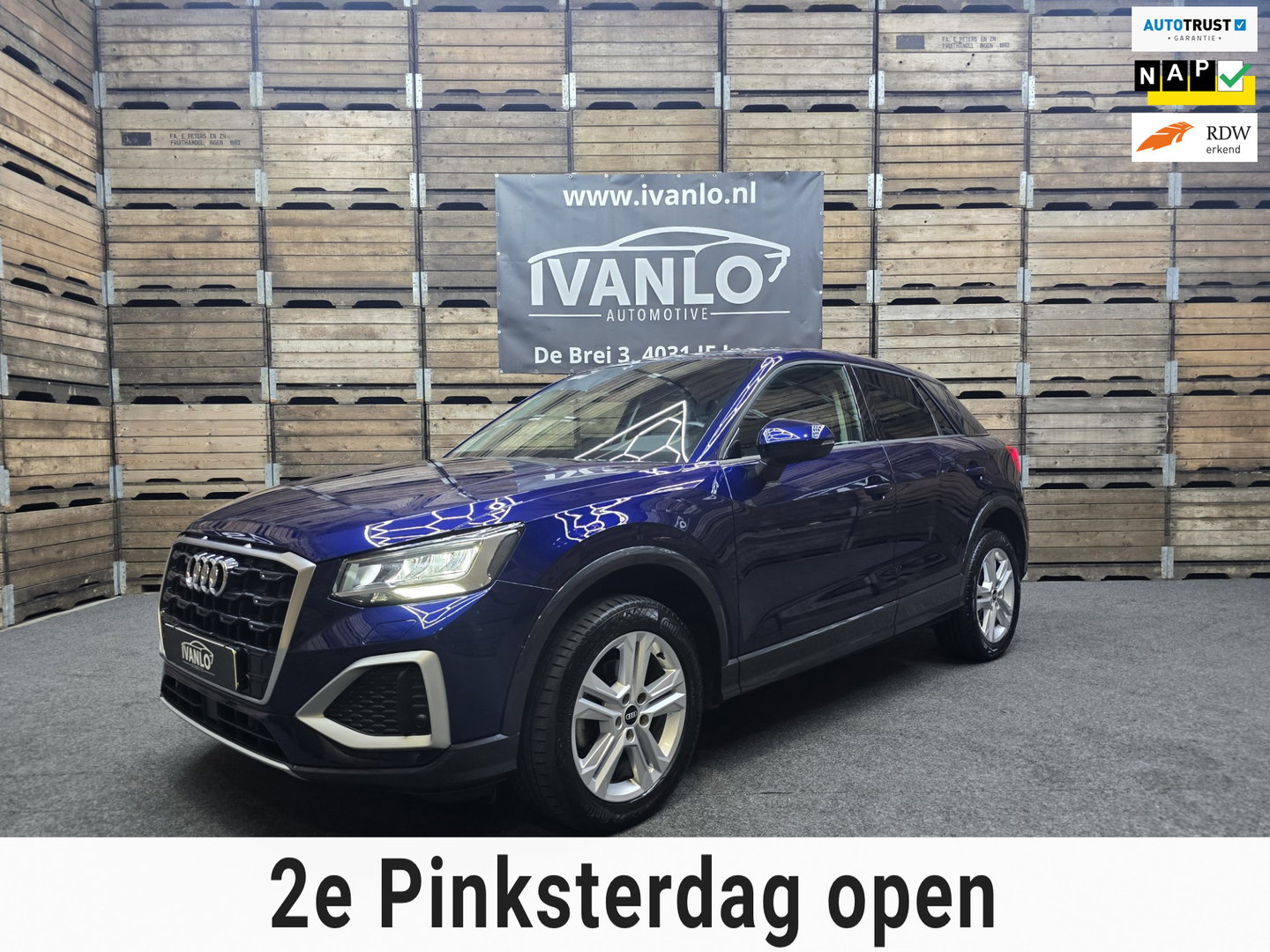 Audi Q2 35 TFSI Advanced edition Sport Navi Clima Cruise Camera LED Trekhaak 17"LM