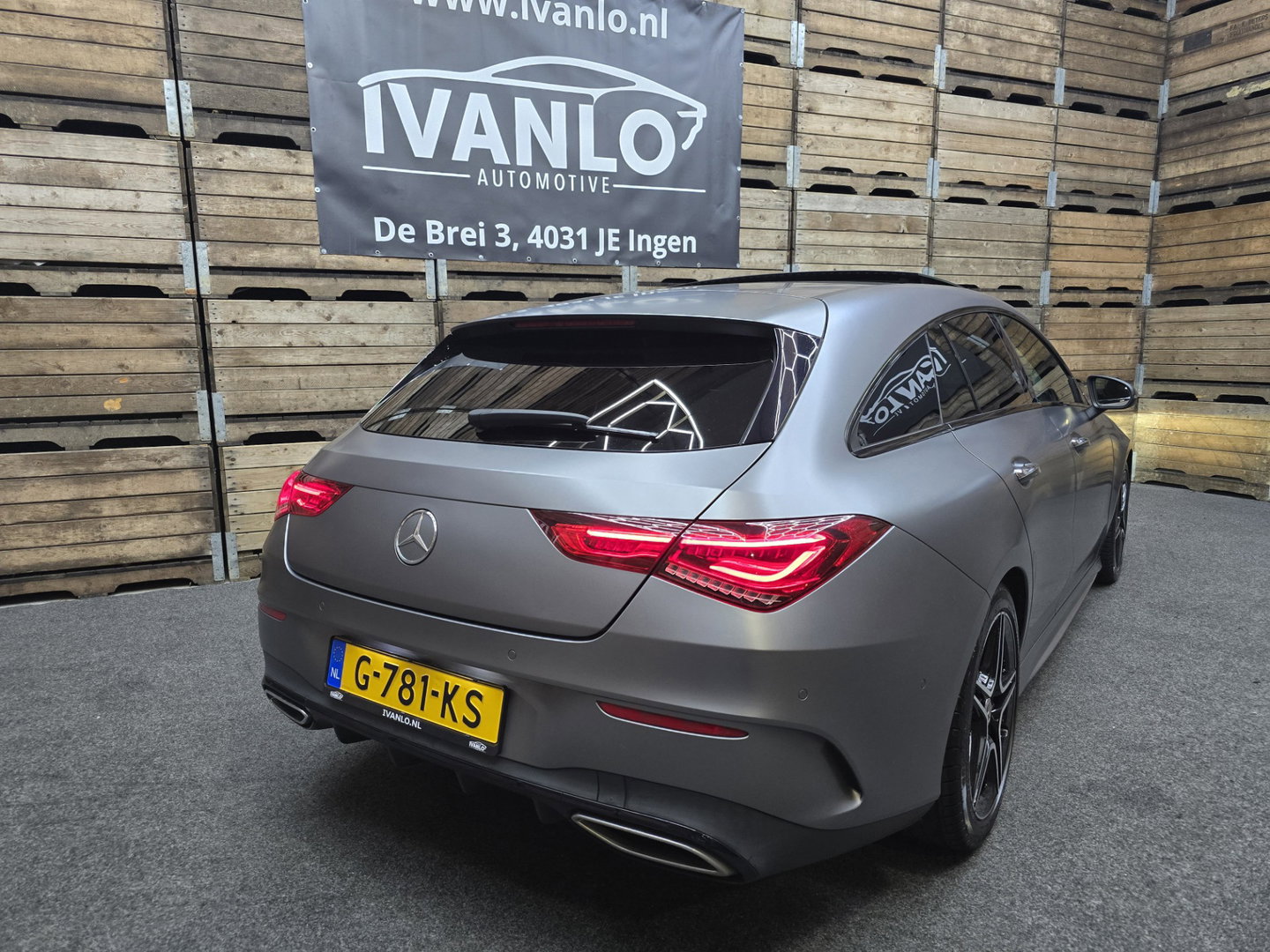 Mercedes-Benz CLA-Klasse Shooting Brake 200 Business Solution AMG MATT GRIJS Pano Camera Sfeer Navi LM