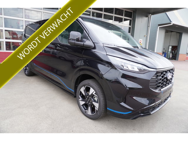 Ford E-Transit - Cust. L2H1 Sport 218PK Automaat Schuifdeur links en rechts Airco | adap.cruise | Navi | 360 camera | 19"Lm velgen