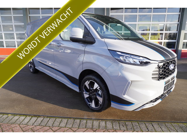 Ford E-Transit - Cust. L2H1 Sport 218PK Automaat Schuifdeur links en rechts Airco | adap.cruise | Navi | 360 camera | 19"Lm velgen