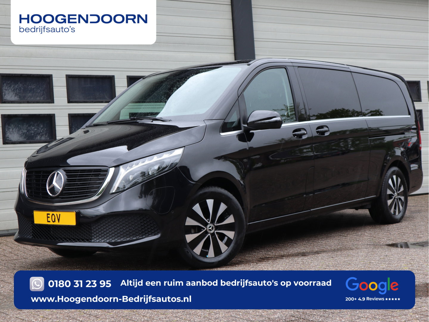 Mercedes-Benz EQV 300 90kWh L3 Extra lang - 8 Persoons - Leder - elc. Schuif