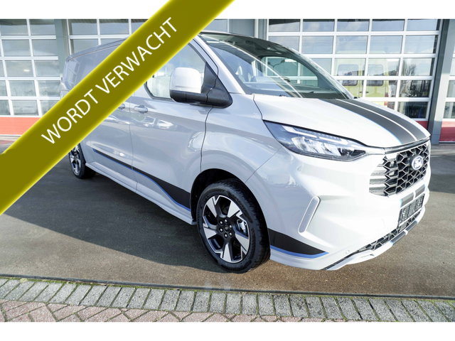 Ford E-Transit - Cust. L2H1 Sport 218PK Automaat Schuifdeur links en rechts Airco | adap.cruise | Navi | 360 camera | 19"Lm velgen